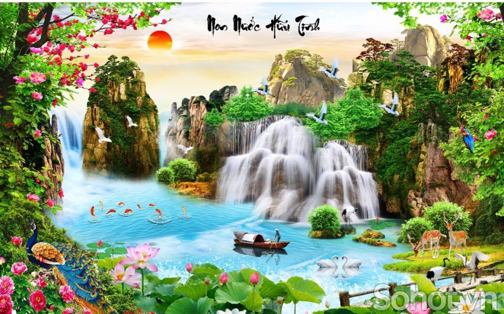 Tranh gạch- Tranh phong thuỷ