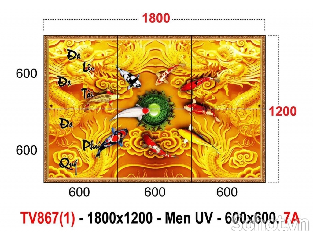 Gạch men dán phòng khách