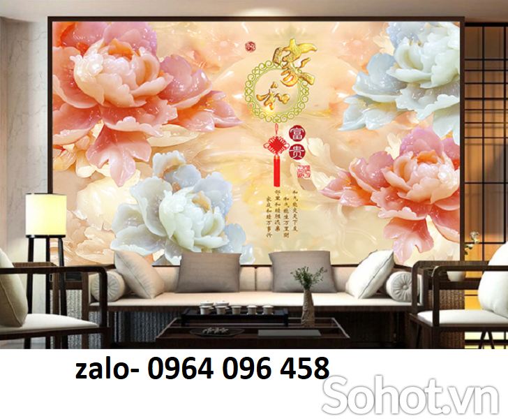 Tranh gạch 3d ốp tường phòng khách - 5899CV