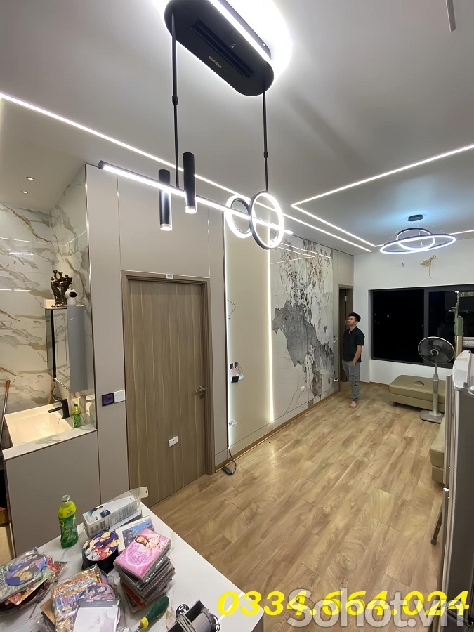 Tấm ốp tường sợi than tre phong cách hàn quốc