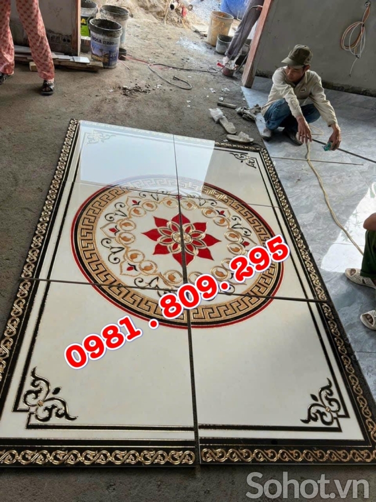 Gạch thảm 1,6x2,4m lát sàn trang trí , gạch thảm