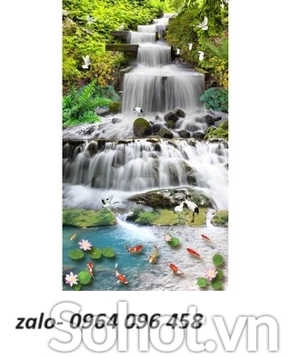 Tranh gạch 3d ốp tường hành lang - LKJ77