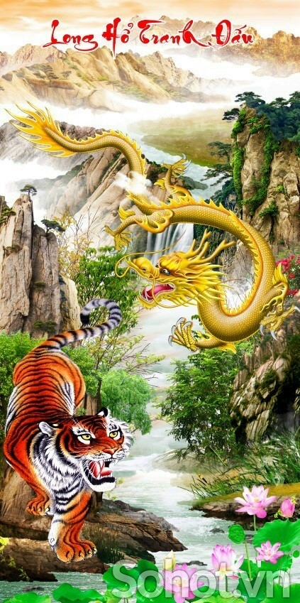 Tranh gạch 3d hổ sơn lâm