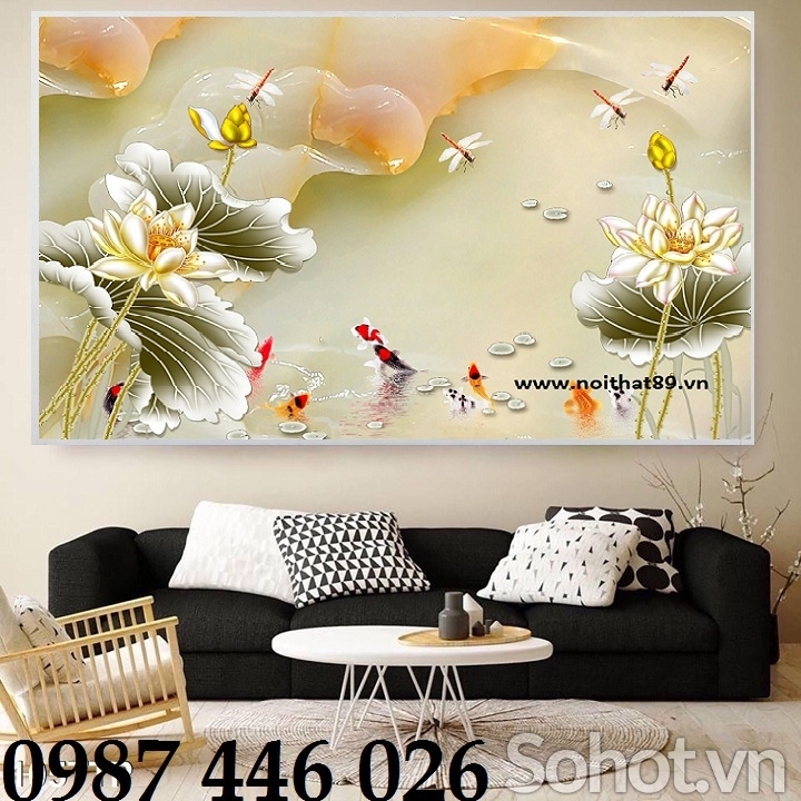 Gạch ốp tường tranh gạch hoa sen HP8223