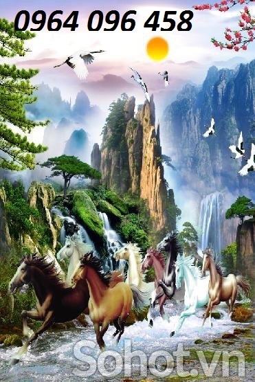Tranh gạch 3d ốp tường mã đáo thành công - SCXV54