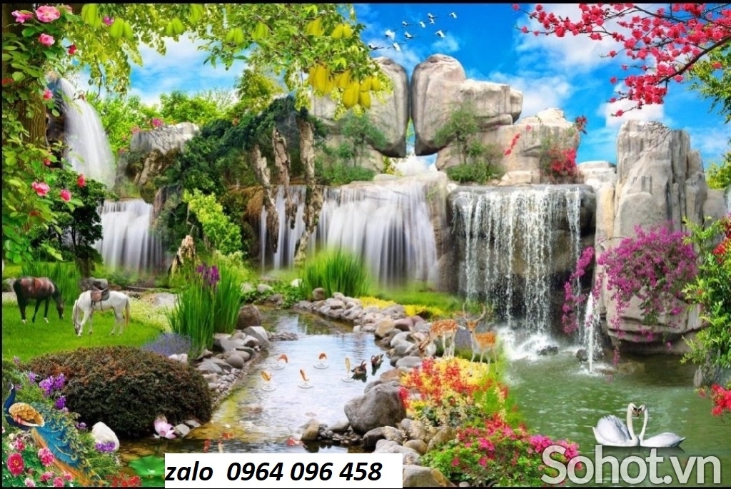 Tranh gạch men 3d phong cảnh - NX2