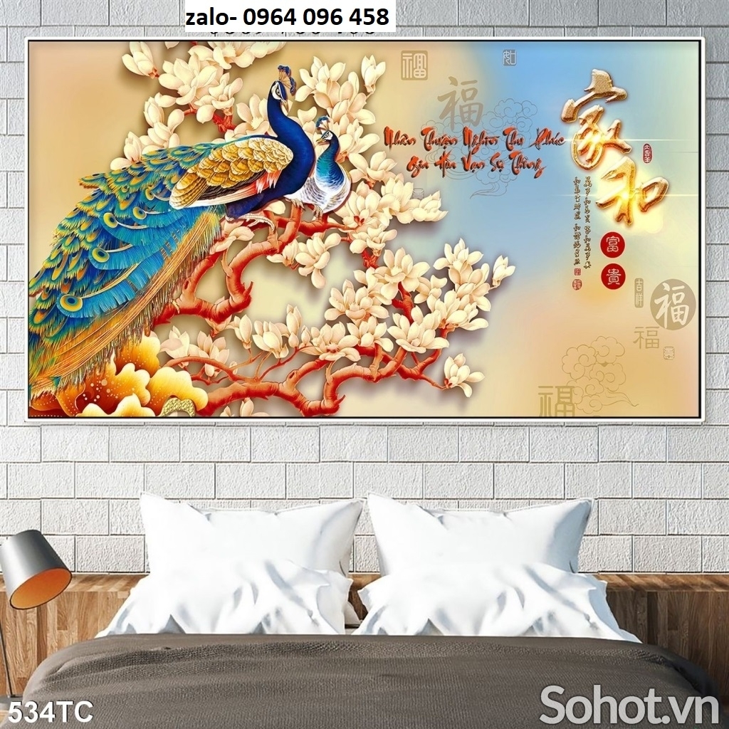 Tranh gạch 3d ốp tường phòng ngủ - 98CVZX