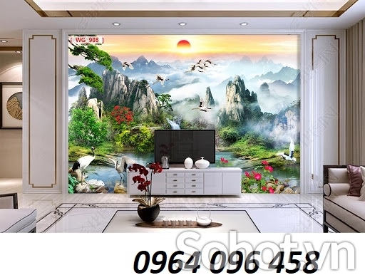 gạch tranh 3d - tranh gạch mới - KD44