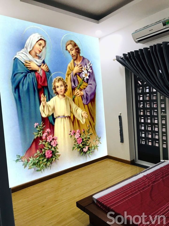 Tranh gạch Công giáo-Gia đình Thánh Gia