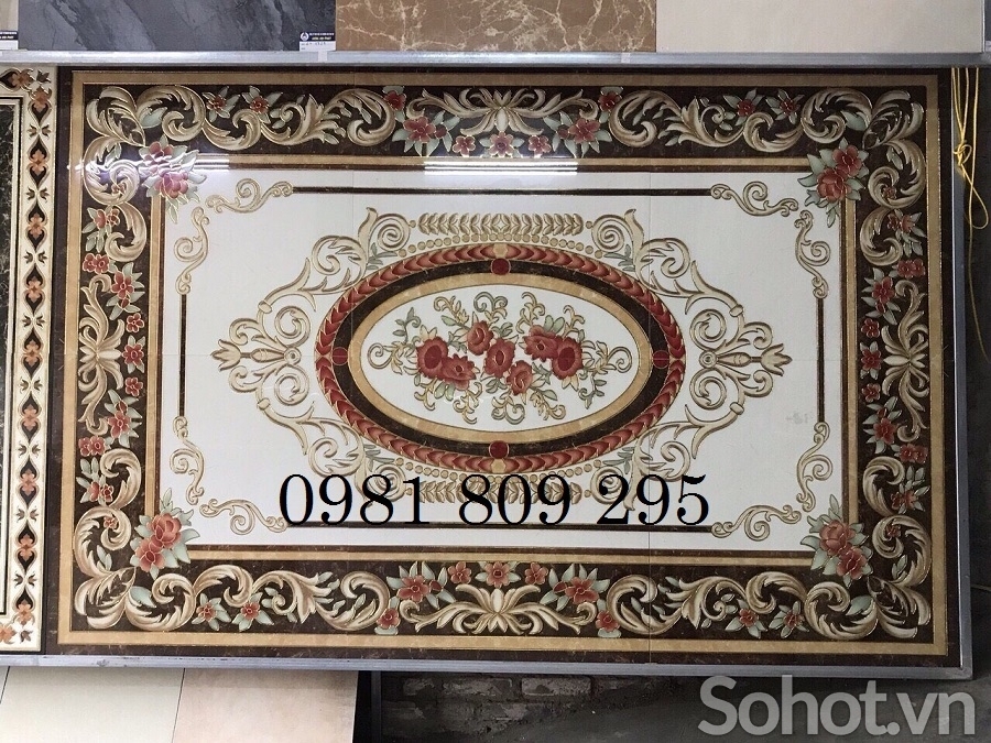 Thảm gạch khắc kim HO768