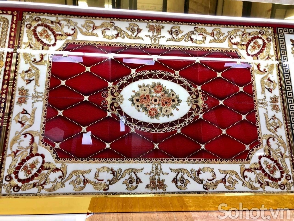 Thảm gạch sàn trang trí phòng khách