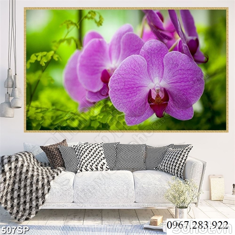 Gạch trang trí hoa lan