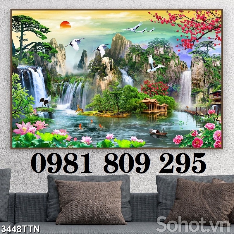 Gạch 3d thiên nhiên đẹp JP774