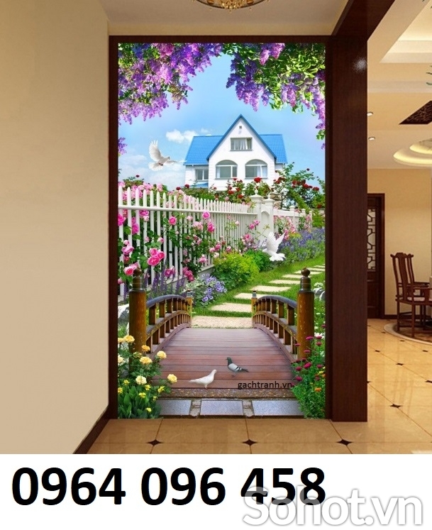 Tranh gạch 3d phong cảnh phong thủy - XD44