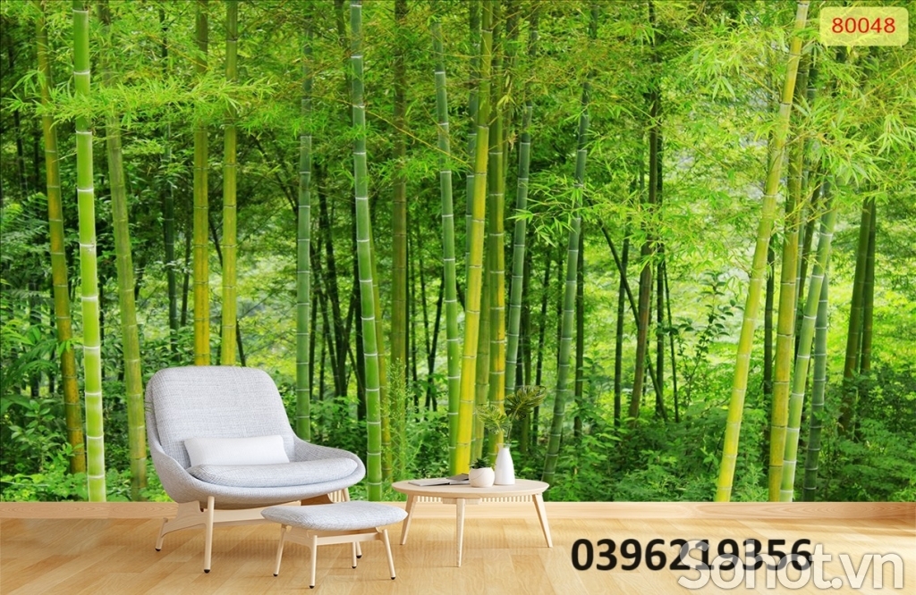 Tranh gạch tre trúc đẹp