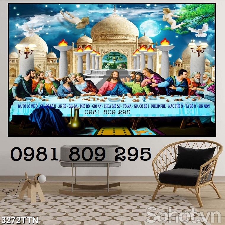 Tranh gạch ốp tường công giáo , Gạch ốp tường Hn888