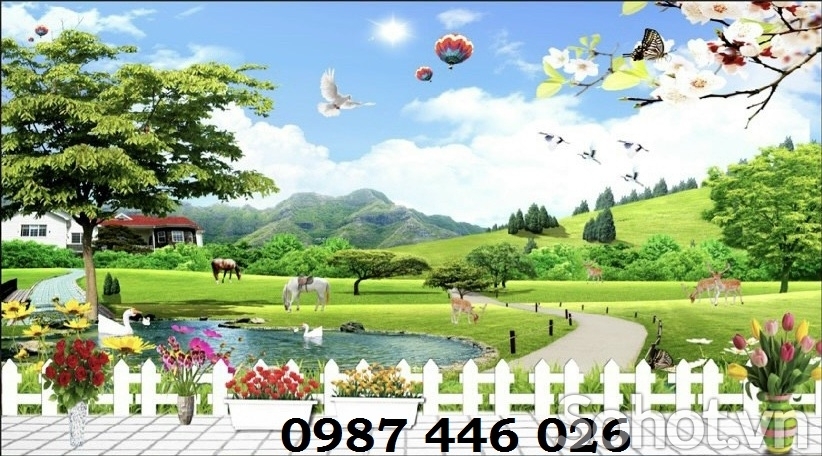 Tranh gạch men phong cảnh thiên nhiên HP0273