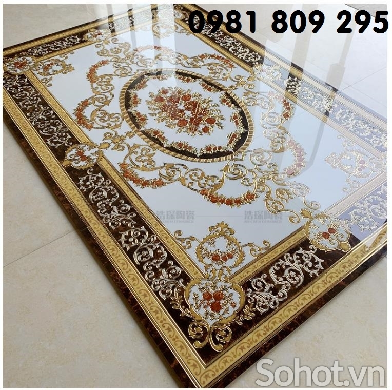 Gạch thảm - thảm gạch lát phòng khách