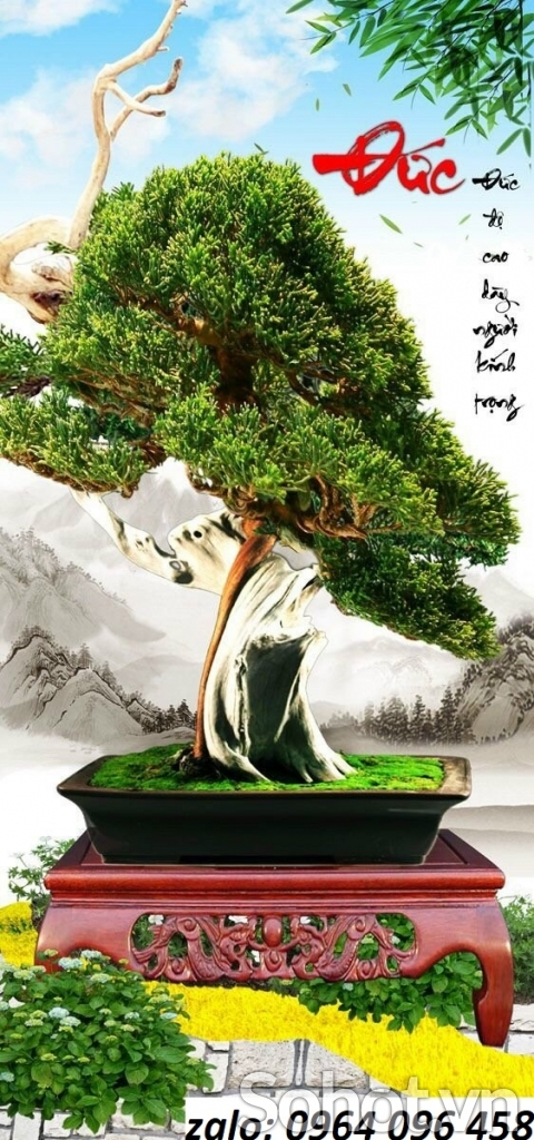Tranh gạch 3d cây cảnh - FSCC3