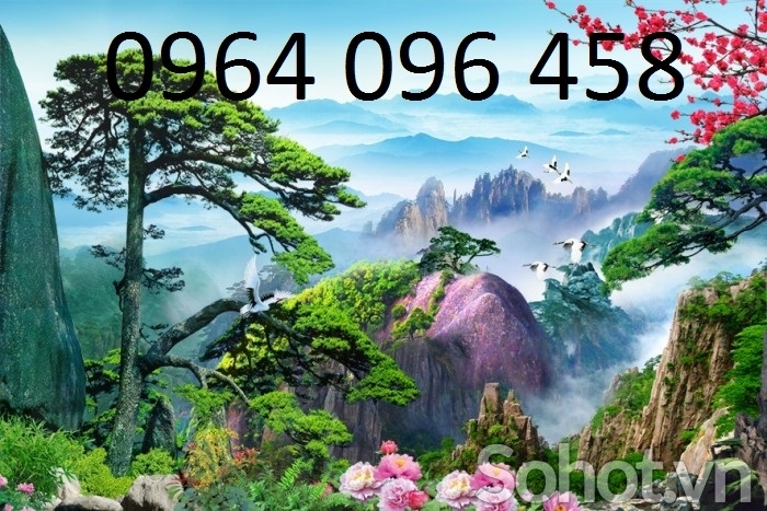 Tranh gạch 3d phong cảnh sơn thủy hữu tình - SMN66