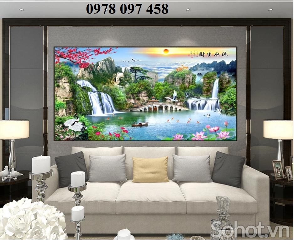 Tranh gạch - tranh phòng khách