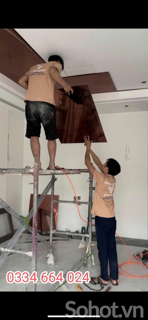 Cải tạo tường bằng tấm ốp sợi thần tre