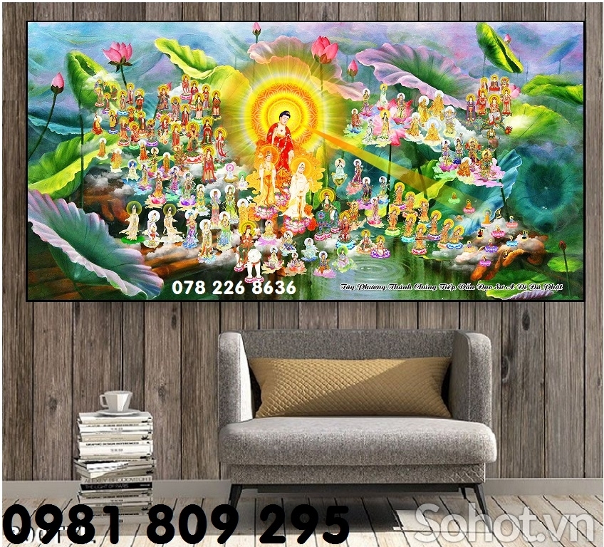 Tranh gạch 3d - tranh phật