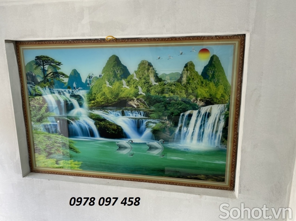 Tranh gạch 3D - phong cảnh thiên nhiên