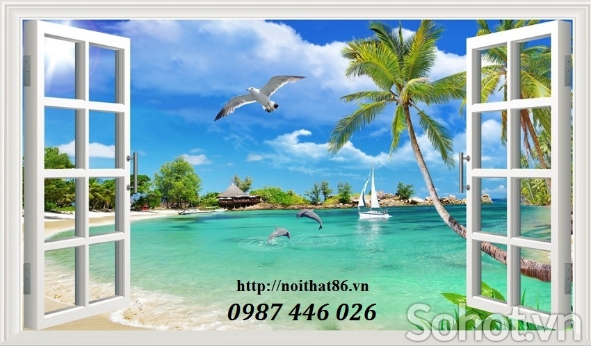 Gạch 3d tranh trang trí ốp tường