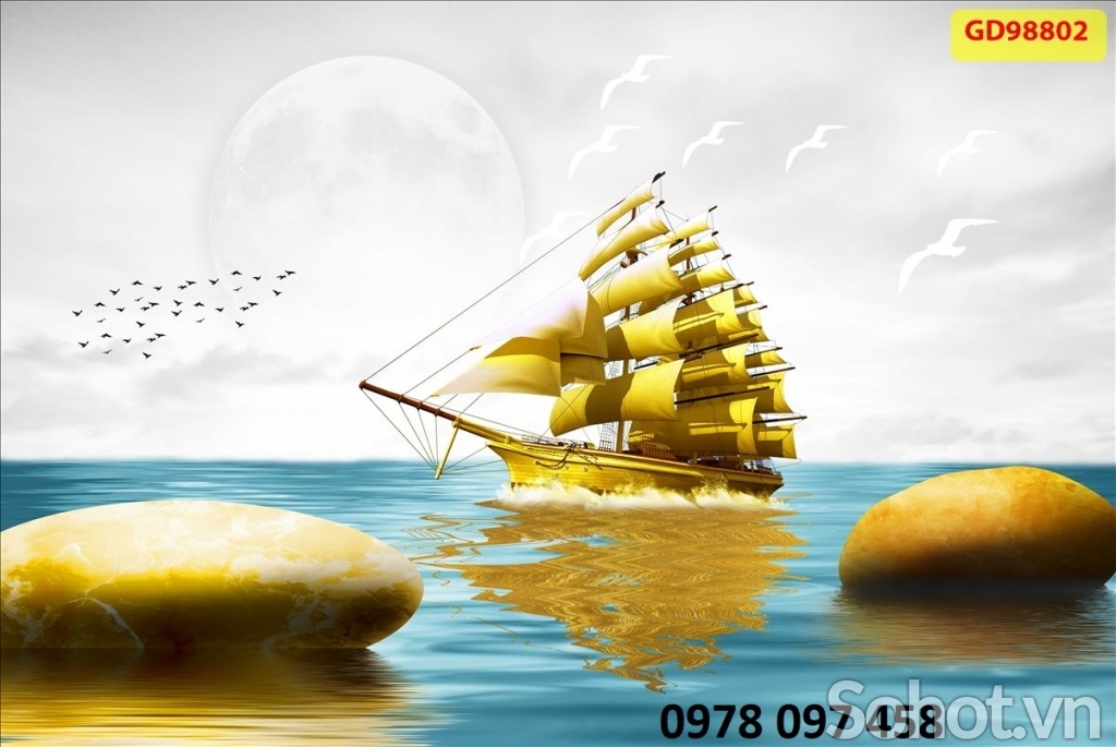 Tranh trang trí phòng khách - tranh gạch men