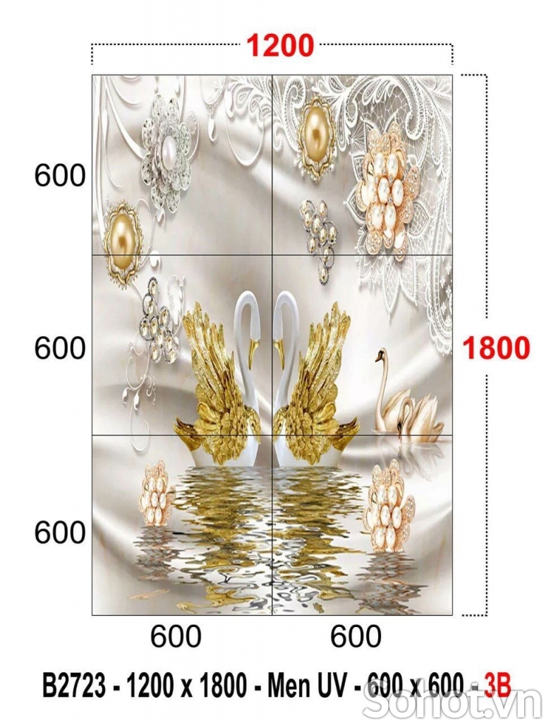 Gạch men dán phòng khách