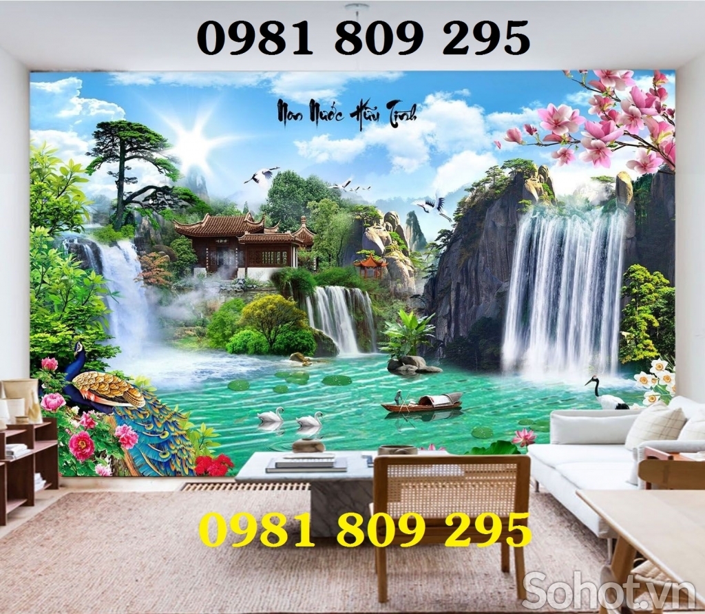 Tranh gạch men phong cảnh