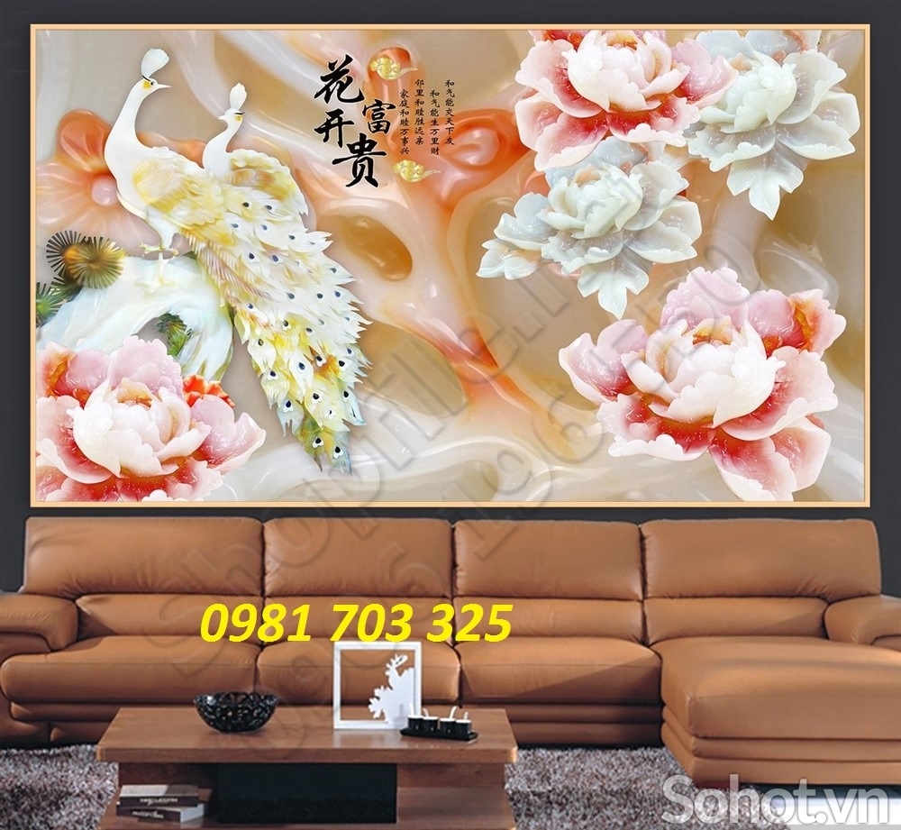 tranh sứ ngọc- tranh gạch men trang trí