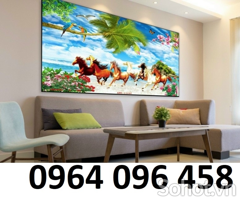 Tranh gạch 3d ốp tường mã đáo thành công - SCXV54