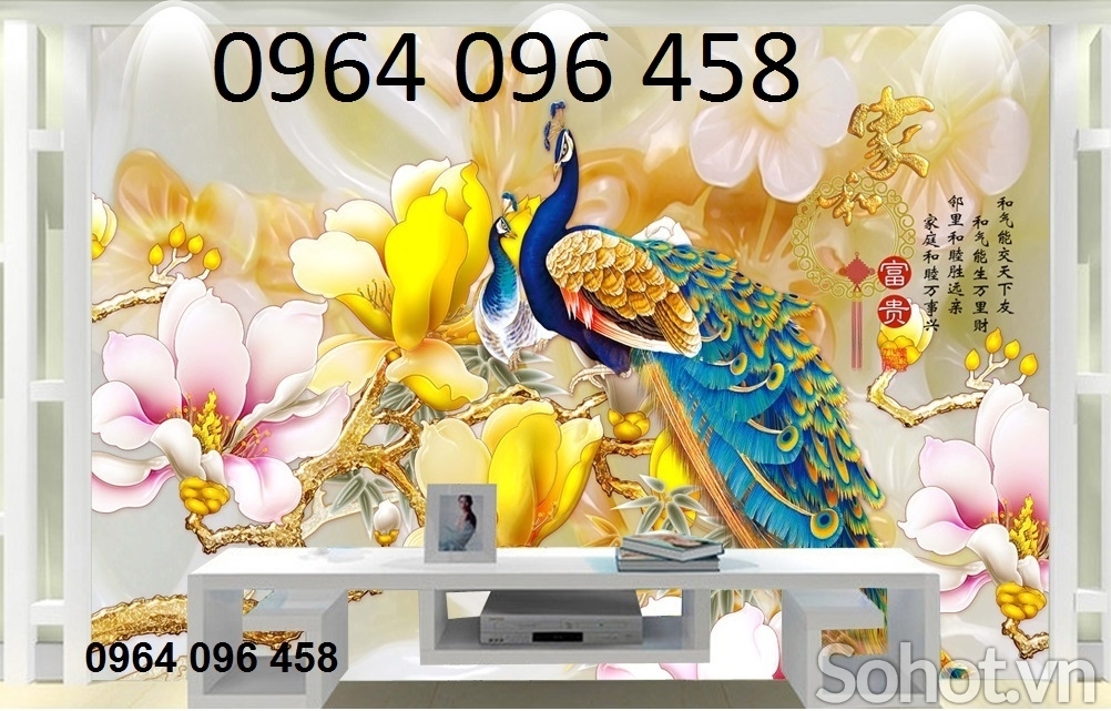 Tranh gạch 3d trang trí phòng khách đẹp - CXZ4