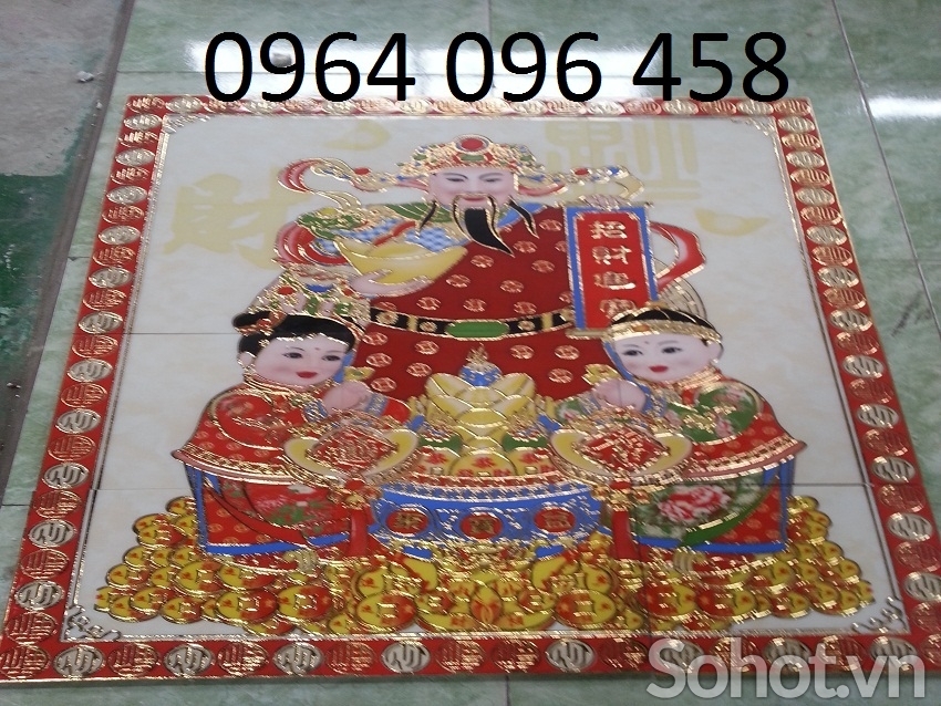 Tranh phật 3d - tranh gạch 3d phật - 543XZ