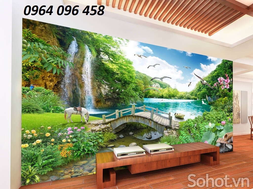 Tranh gạch 3d phong cảnh - DNVV53