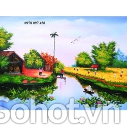 Tranh đẹp 3D- tranh gạch