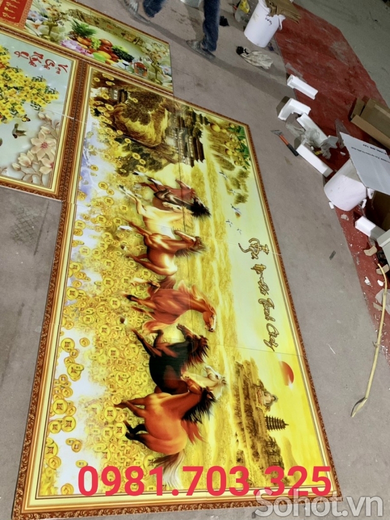 Tranh gạch 3D sản xuất theo yêu cầu