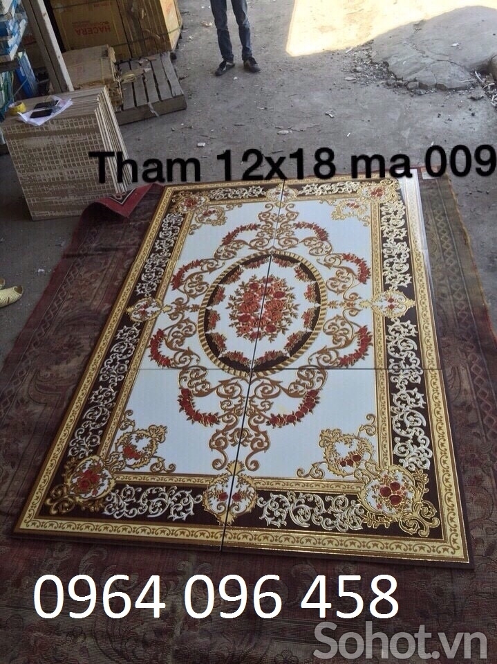 Gạch thảm phòng khách - gạch thảm hiện đại - 832SM