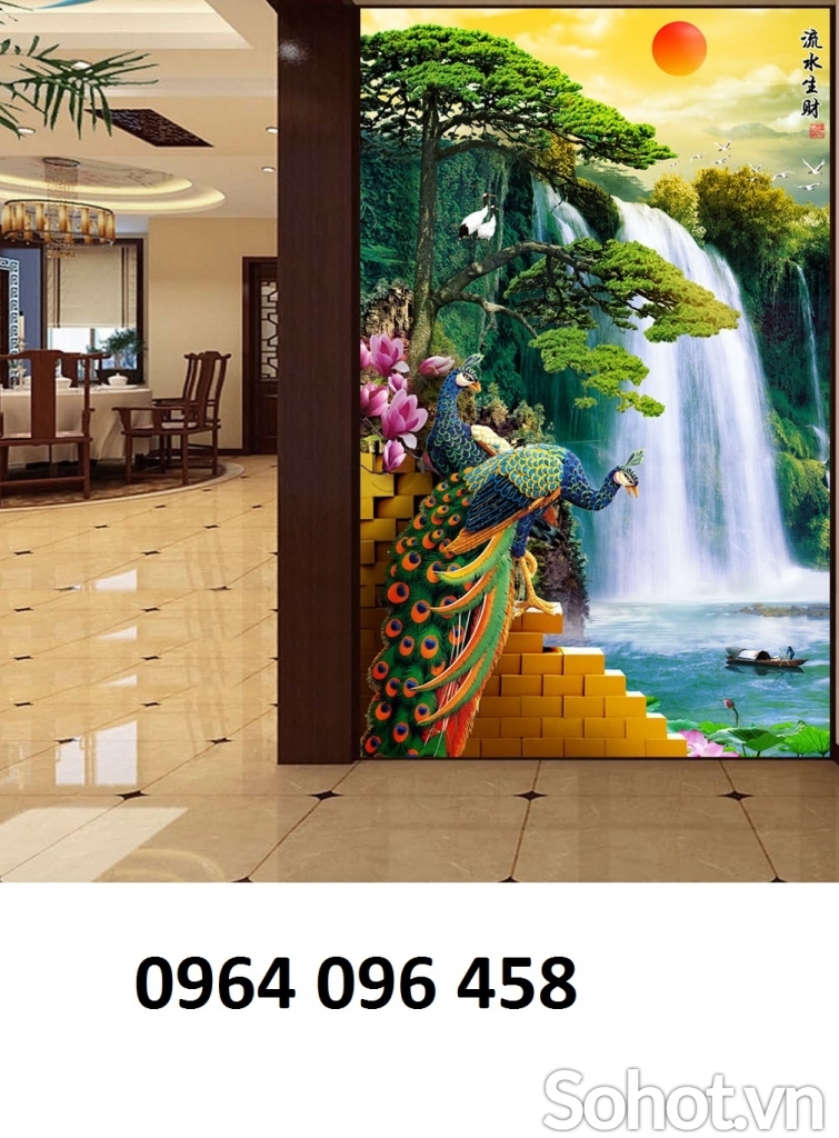 Tranh gạch 3d ốp tường hành lang - DBNN85