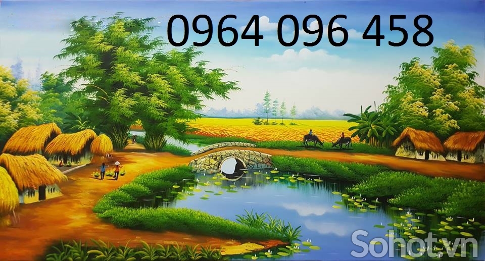 Tranh gạch phong cảnh đồng quê 3d - 532XCV