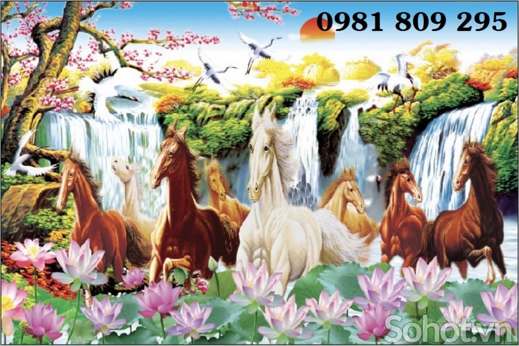 Gạch 3d mã đáo , tranh gạch ngựa