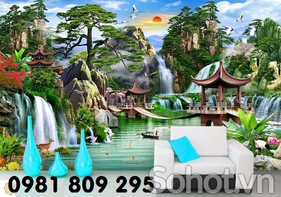 Tranh gạch men trang trí 3d