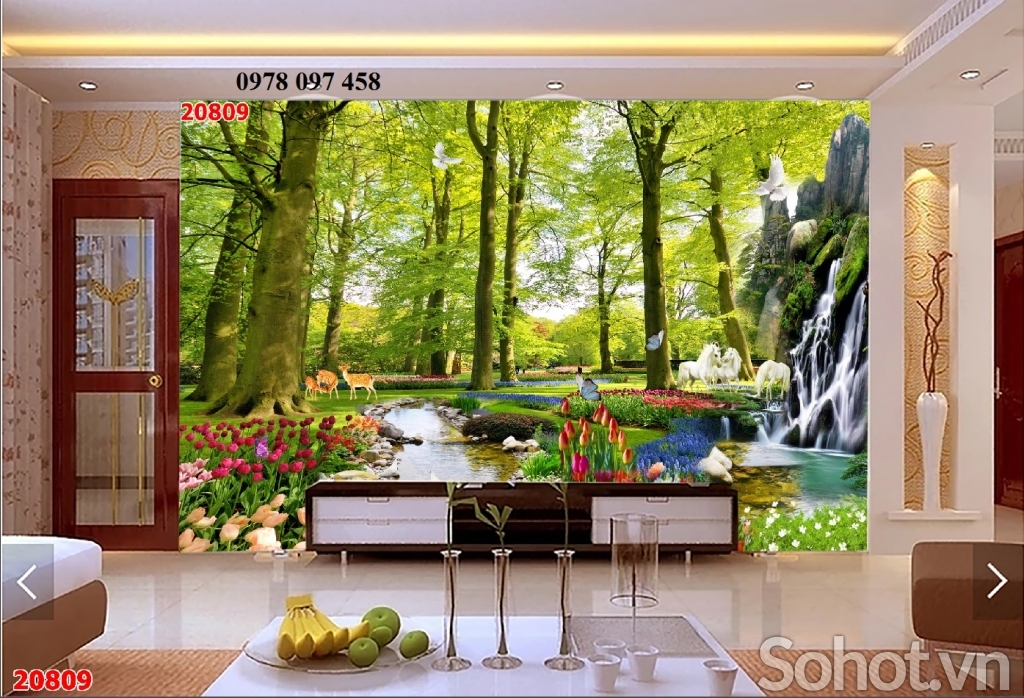 Tranh gạch 3D- tranh phong cảnh