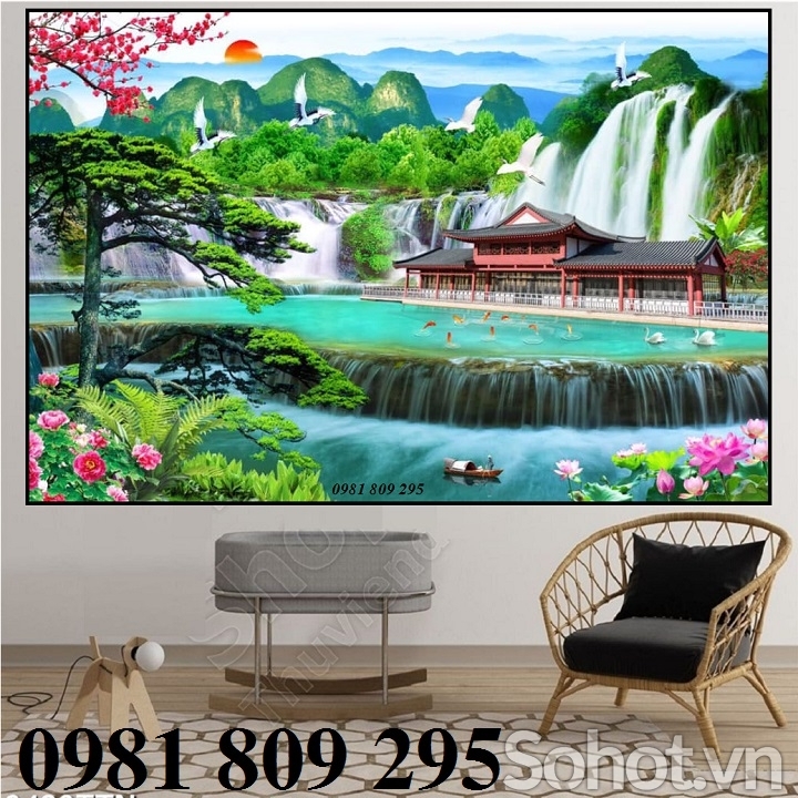 Tranh gạch men , gạch ốp tường 3d mới nhất hiện nay