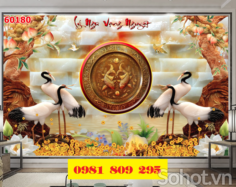 Gạch trang trí 3d sứ ngọc