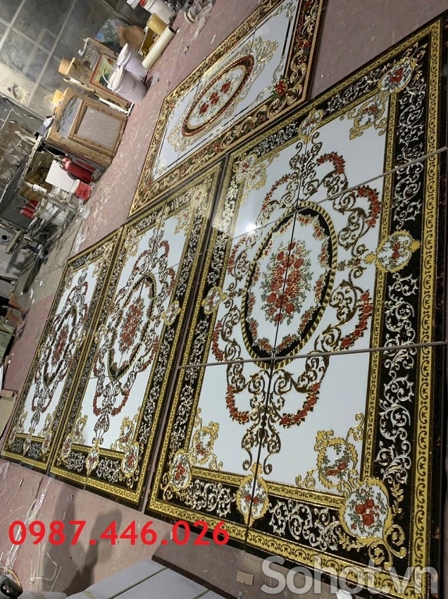 Gạch thảm nền phòng khách HP7283