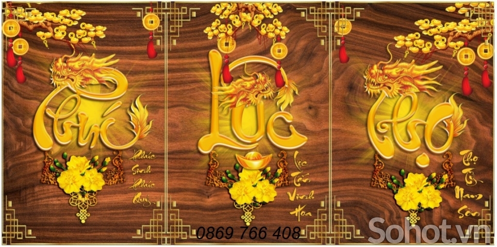 Gạch tranh 3d phòng thờ