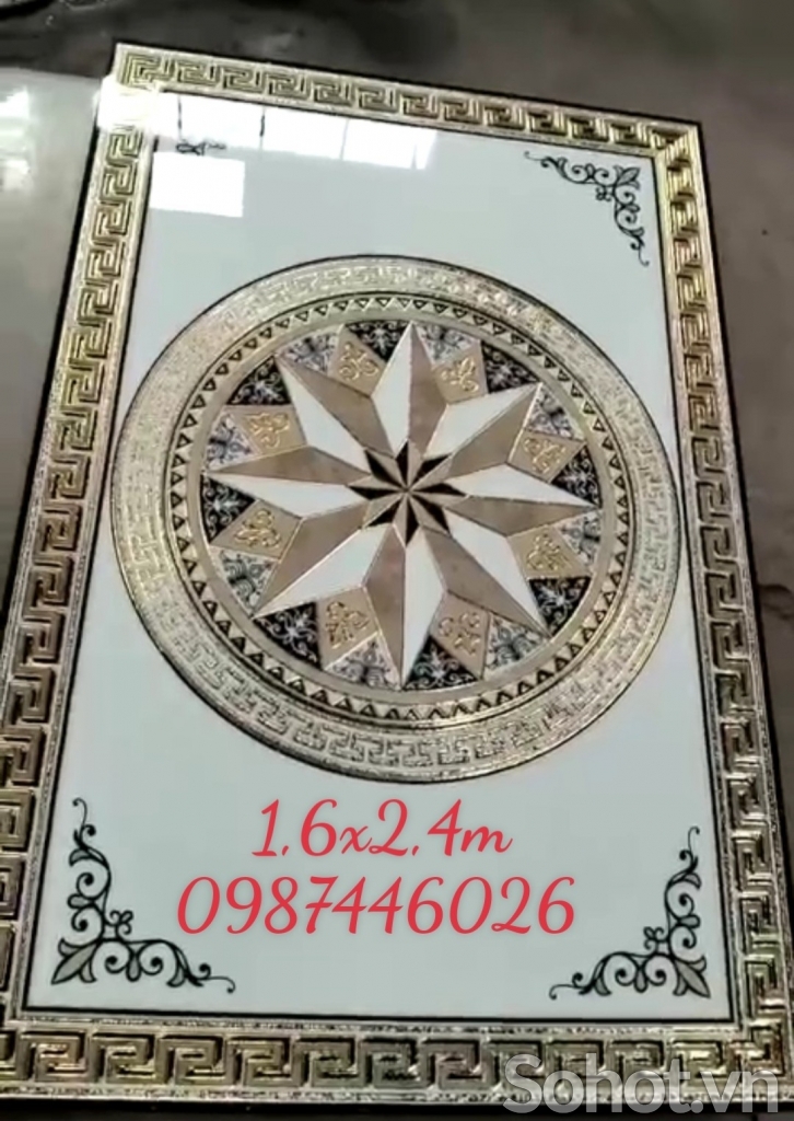 Thảm gạch đẹp phòng khách HP8233